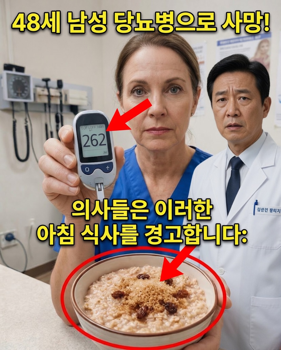 48세 남성, 당뇨병 합병증으로 사망…의사들 “아침 식사에 숨은 위험” 경고