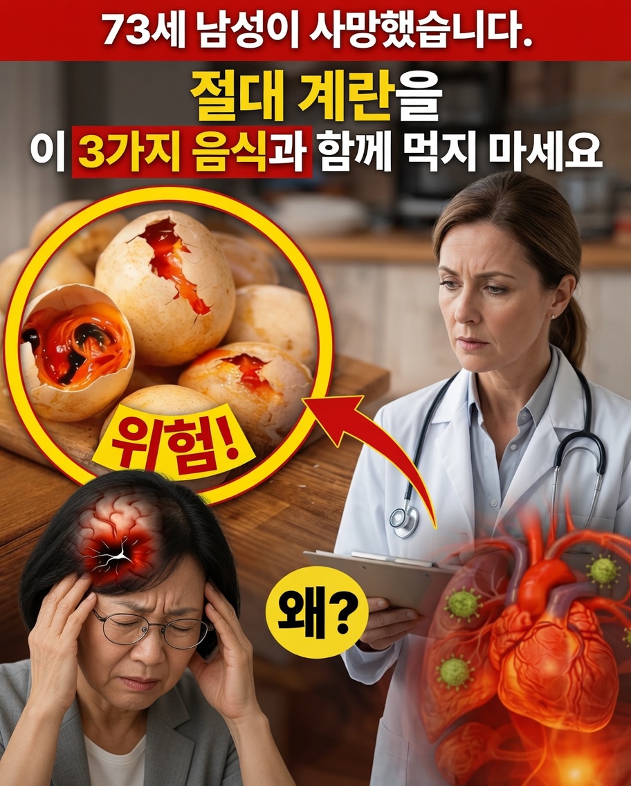 노인을 위한 경고: 달걀과 절대 함께 먹지 말아야 할 흔한 음식 3가지