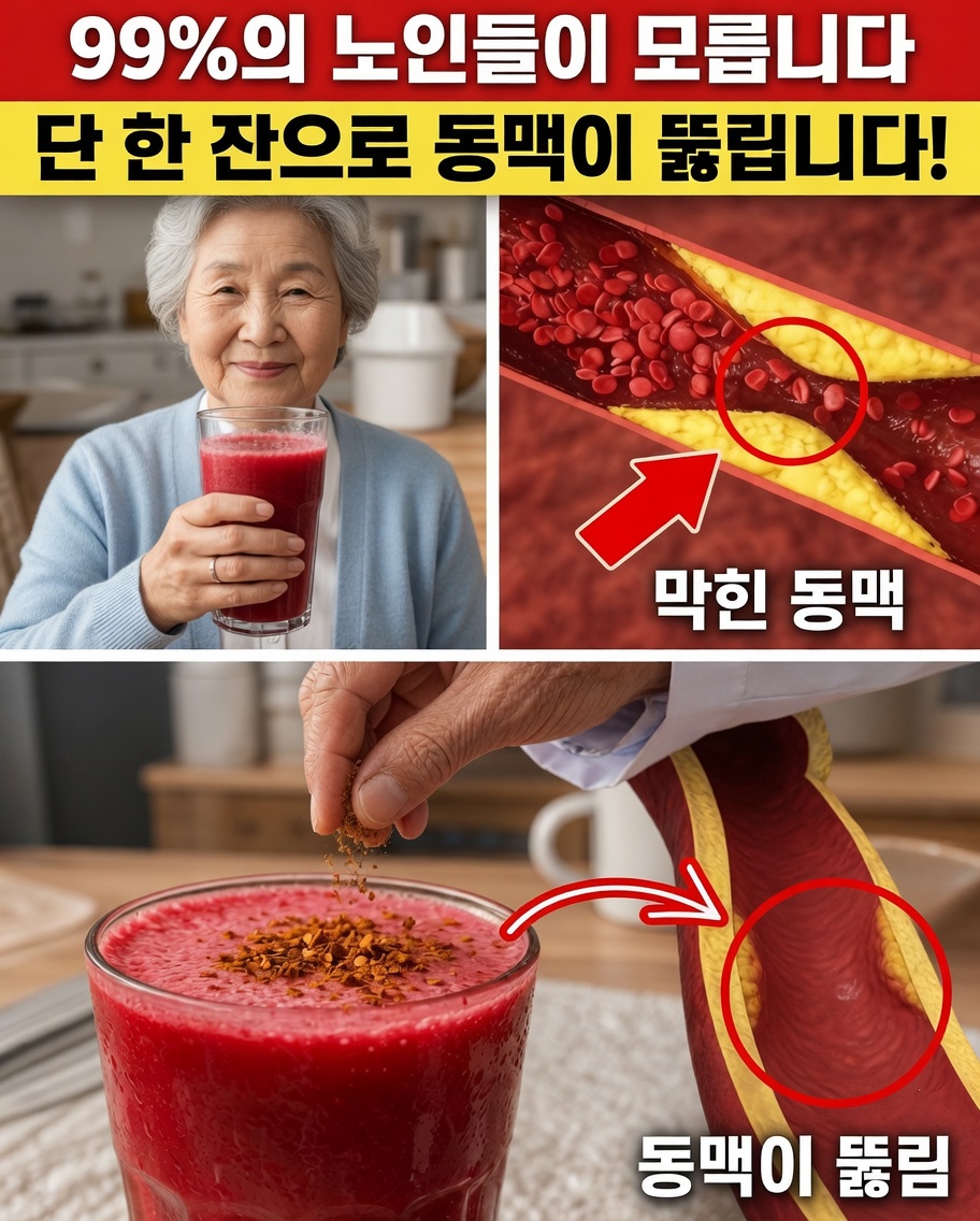 이 아침용 1컵 음료는 노인의 건강한 혈액순환을 돕는 데 도움이 될 수 있습니다(초콜릿 맛도 납니다)
