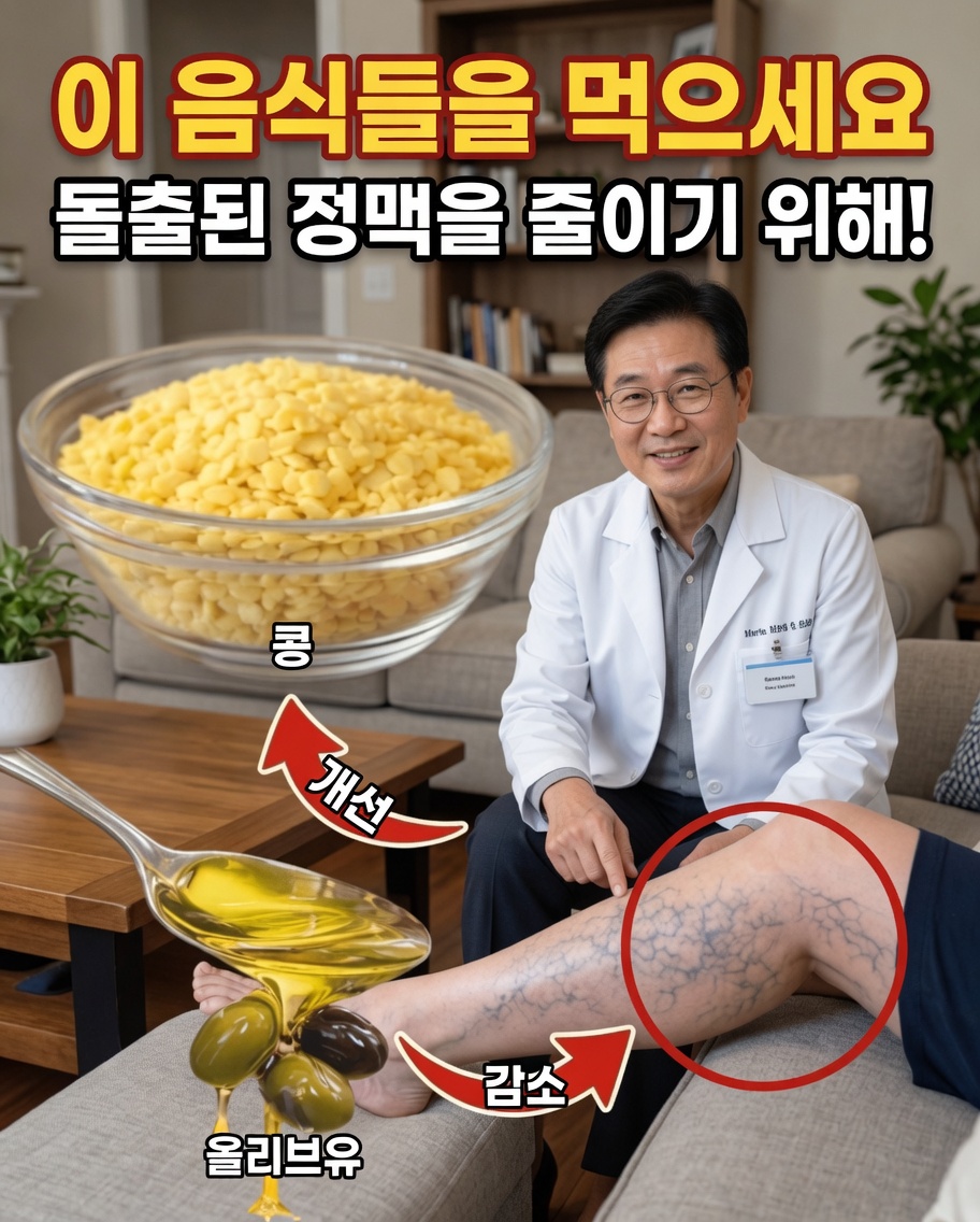 60세 이후 정맥류? 더 건강한 다리를 자연스럽게 돕는 간단한 매일의 습관을 알아보세요