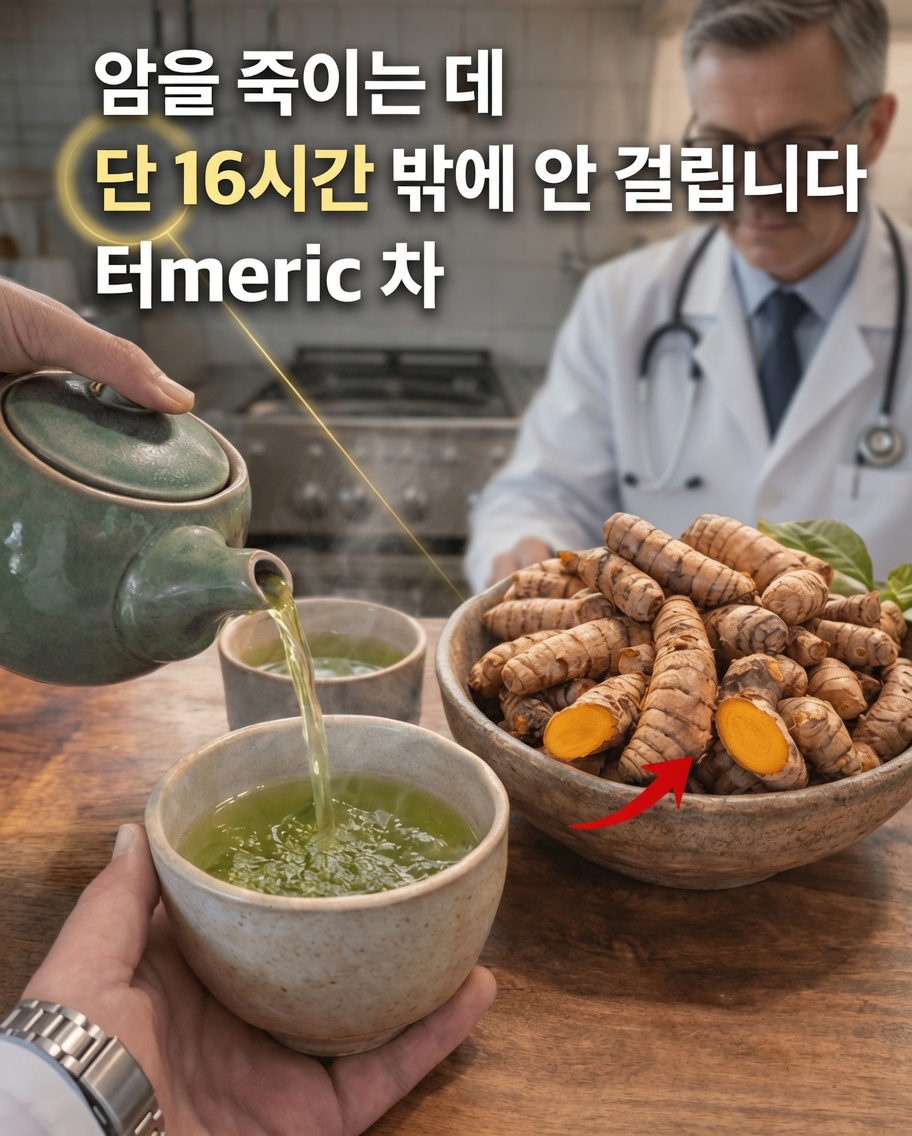 매일 이 강황차를 마셔 장수를 돕고 더 오래 활기차게 지내세요