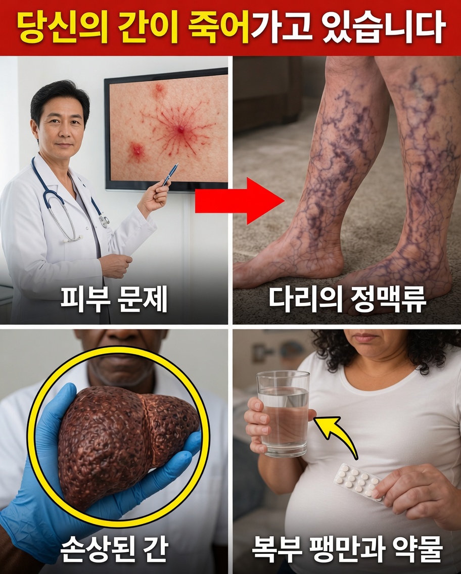 “내 간이 망가지고 있어요”: 간이 고통받고 있을 수 있다는 7가지 경고 신호(그리고 간을 돕는 간단한 습관들)