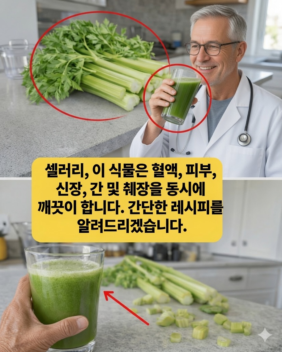 셀러리 주스: 이 간단한 녹색 음료가 몸의 자연 해독 과정을 지원할 수 있을까?