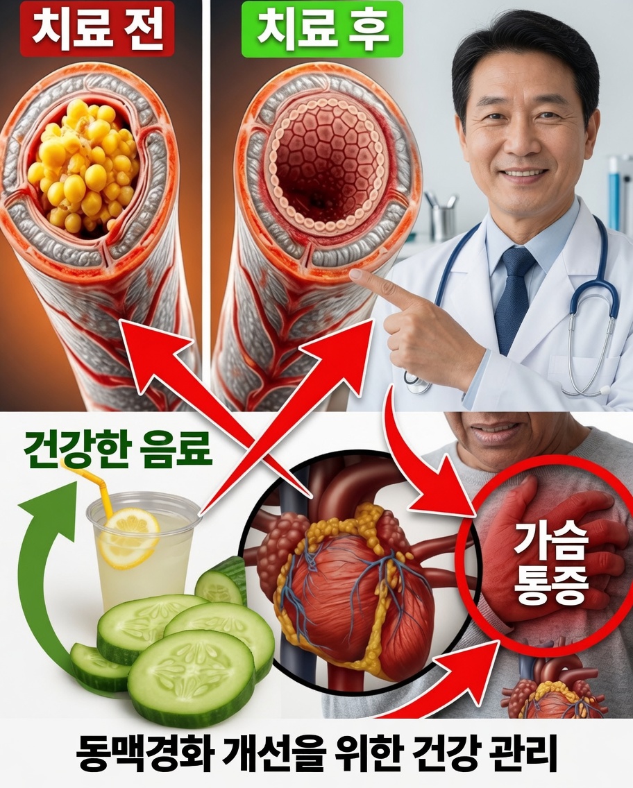60세 이상이라면? 이 간단한 매일의 음료 두 가지 조합이 자연스럽게 더 깨끗한 동맥을 유지하는 데 도움이 될 수 있습니다