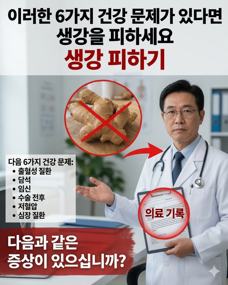생강은 항상 안전할까? 당신이 알아야 할 부작용과 중요한 주의사항