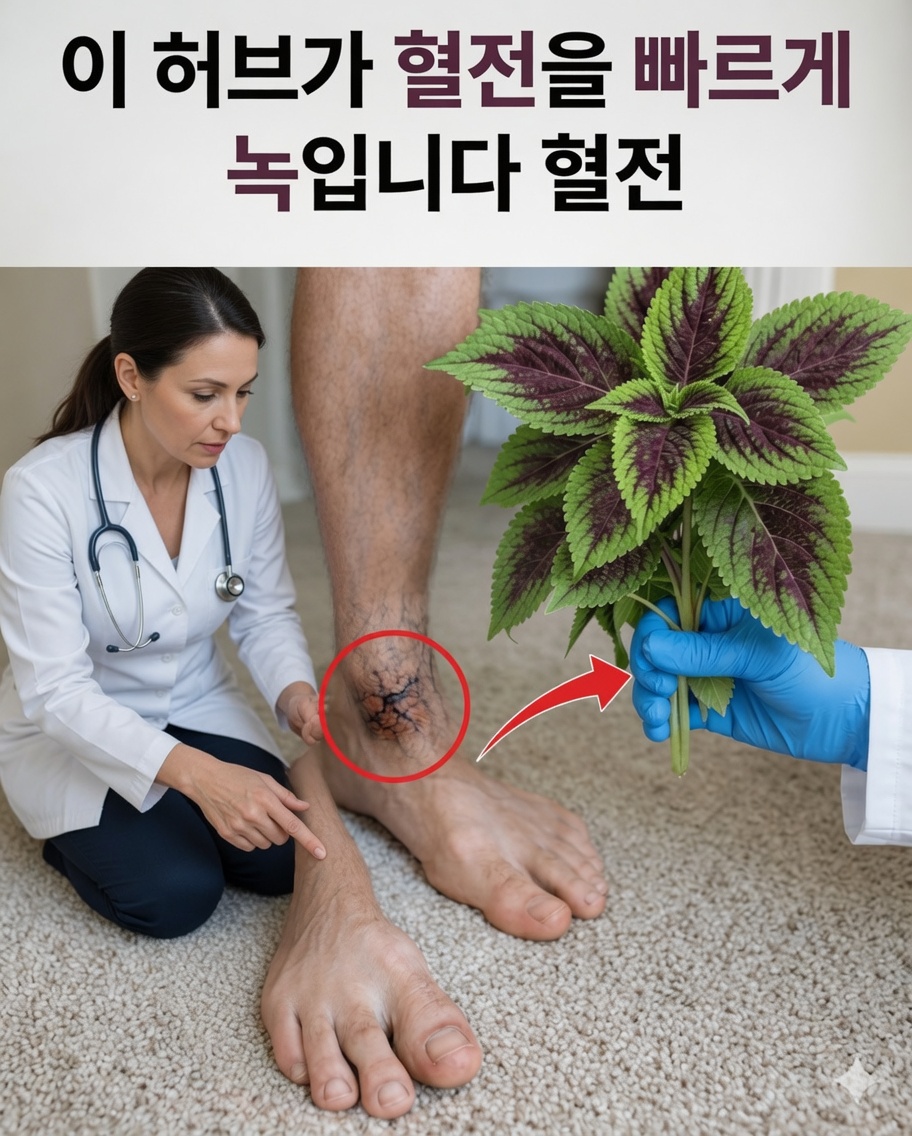 혈액 순환을 개선하고 혈전 위험을 자연스럽게 줄이는 데 도움이 될 수 있는 강력한 허브 6가지