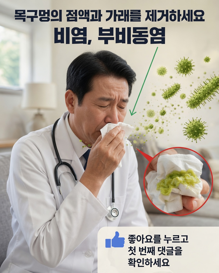 점액, 가래, 비염을 자연스럽게 제거하는 15가지 강력한 가정요법