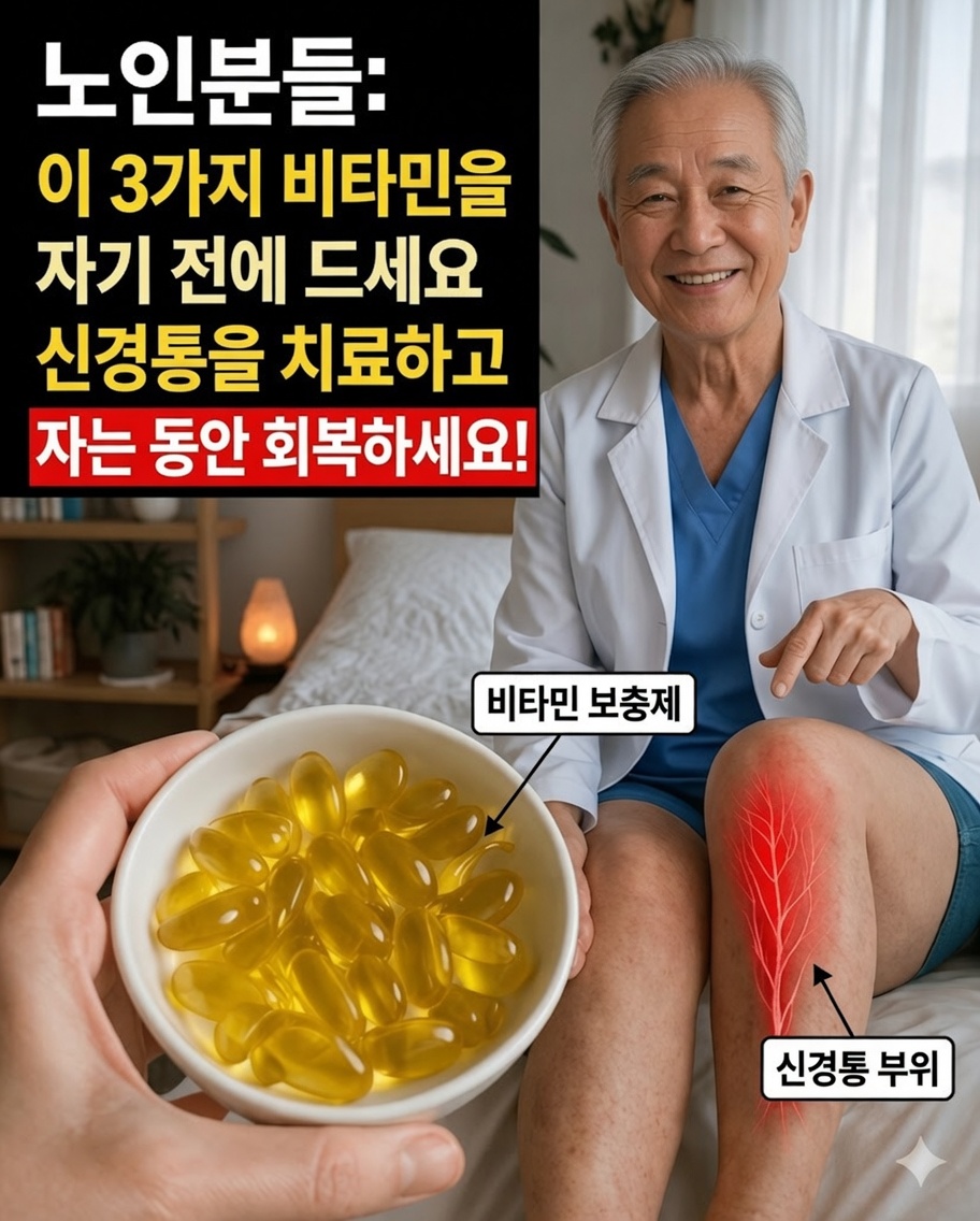 60세 이후 다리 근력을 변화시킬 수 있는 3가지 야간 비타민: 이동성을 유지하는 잊혀진 비밀