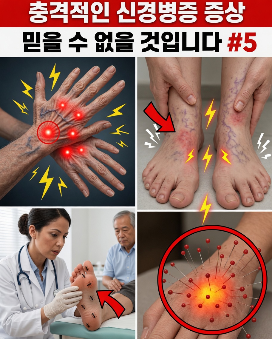 60세 이상? 당신이 무시하고 있을지도 모르는 손과 발의 신경병증 놀라운 징후 10가지