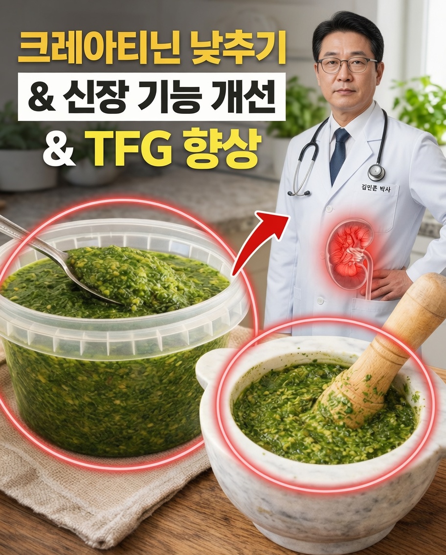 크레아티닌을 낮추고 신장 기능(사구체 여과율, TFG)을 지원하는 자연적인 12가지 방법