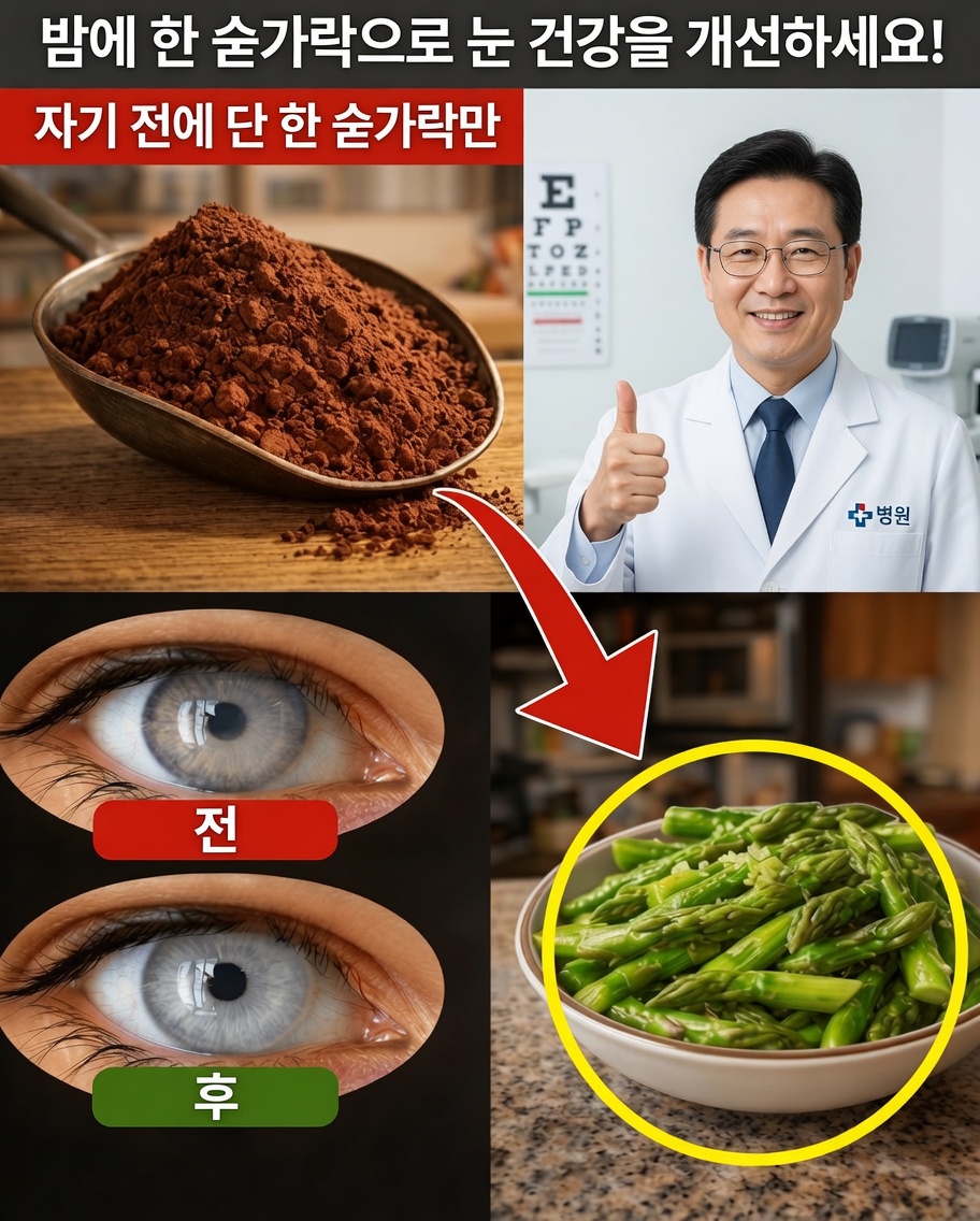 일본 최고령 의사가 공개: 잠들기 전에 이것을 먹어 수면 중 눈 건강을 자연스럽게 돕는 방법