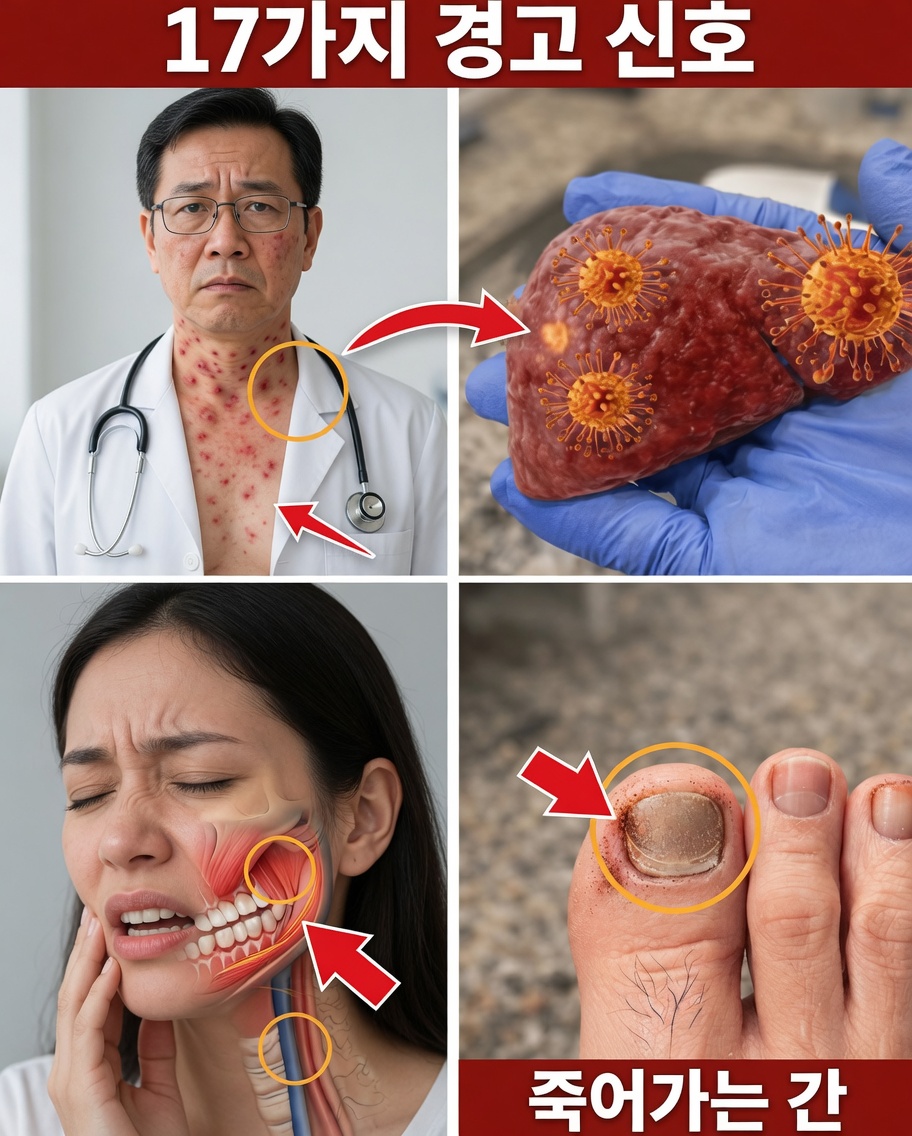 당신의 간이 경고 신호를 보내고 있나요? 무시해서는 안 되는 지방간 질환의 17가지 증상