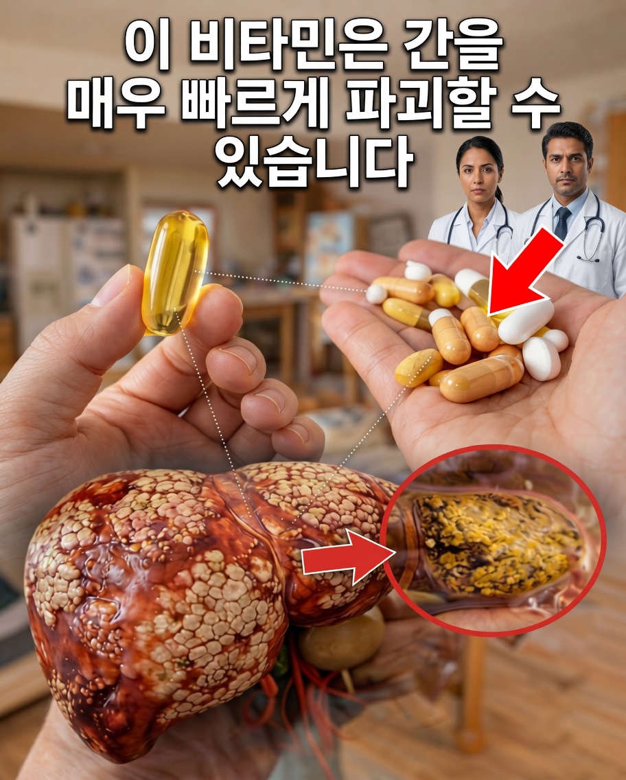 간과 신장을 조용히 해칠 수 있는 9가지 비타민과 보충제
