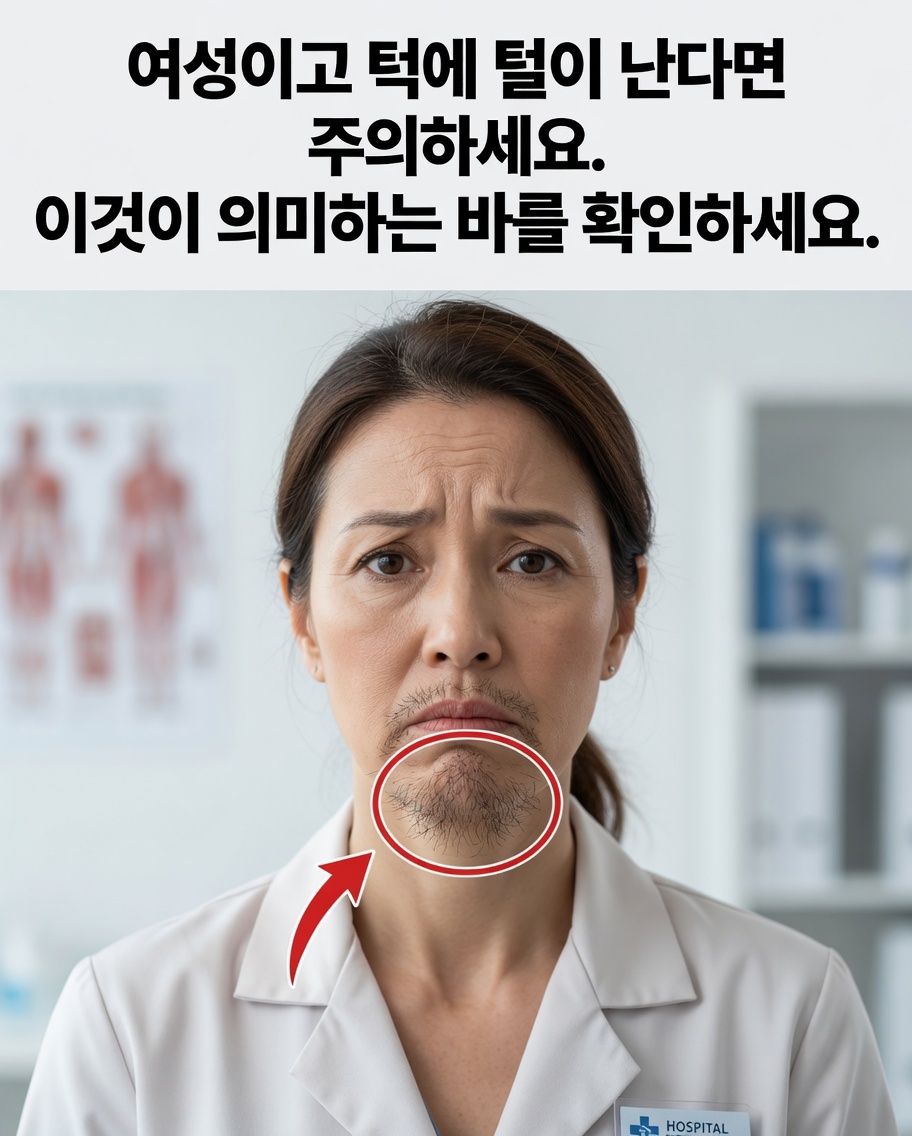 여성의 턱 털: 이것이 건강에 대해 무엇을 알려줄 수 있을까