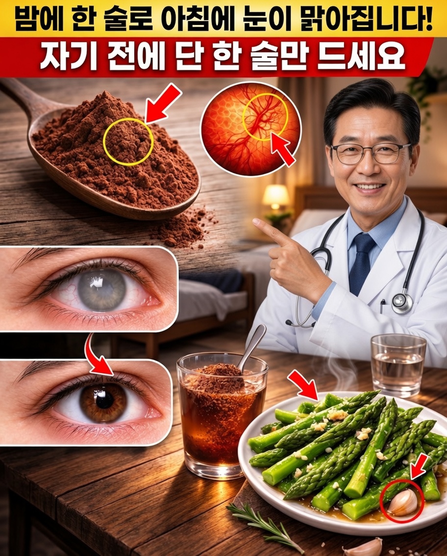 일본 최고령 의사가 공개: 나이 들면서도 눈 건강을 자연스럽게 돕는 잠들기 전 간단한 습관