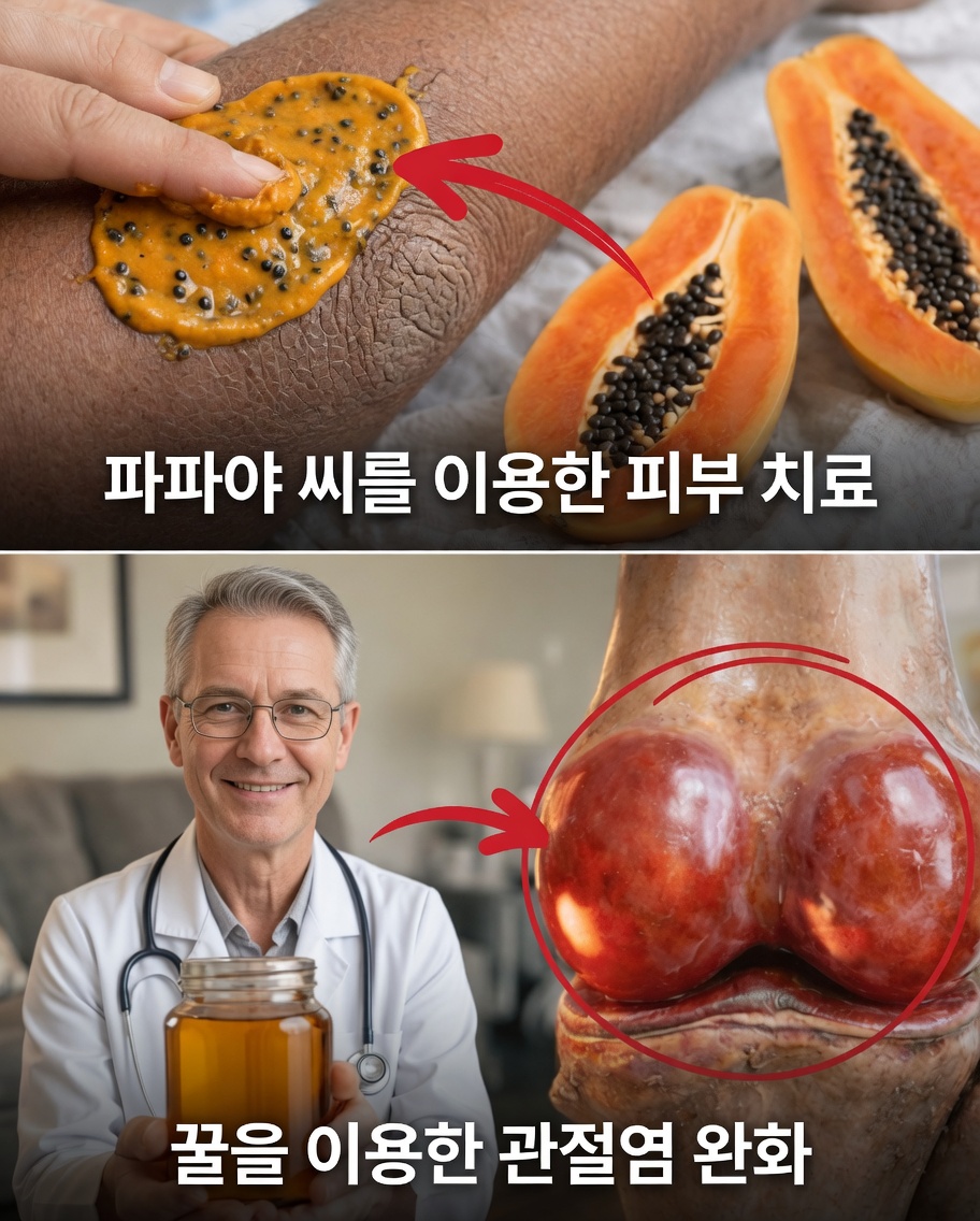 관절 완화를 위한 파파야 씨앗: 무릎, 등, 척추의 불편함을 위한 간단한 민간요법