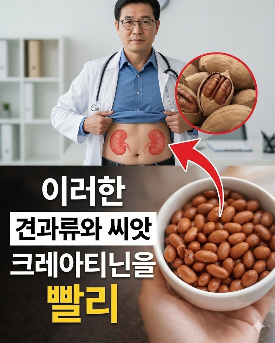 크레아티닌 수치가 높나요? 안전하게 먹을 수 있는 견과류 3가지와 피해야 할 3가지
