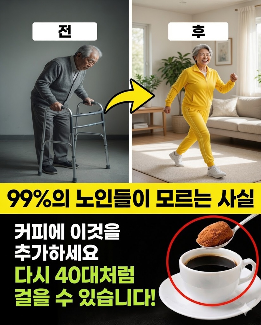 왜 노인들은 이 가루를 커피에 넣을까? (당신의 삶을 바꿀 수 있는 효능!)