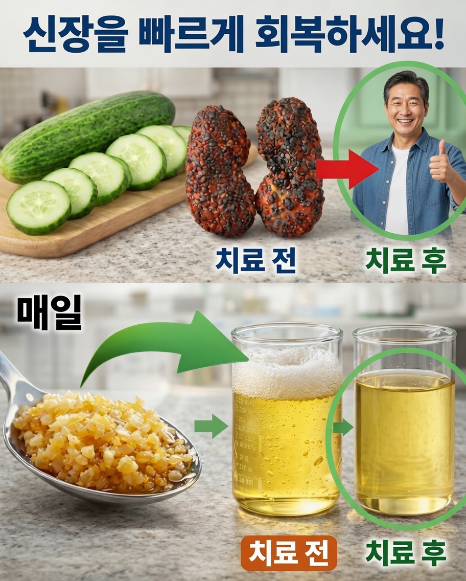 60세 이후 신장 건강을 조용히 돕는 8가지 슈퍼푸드(의사들까지 식단에 포함하고 있다)
