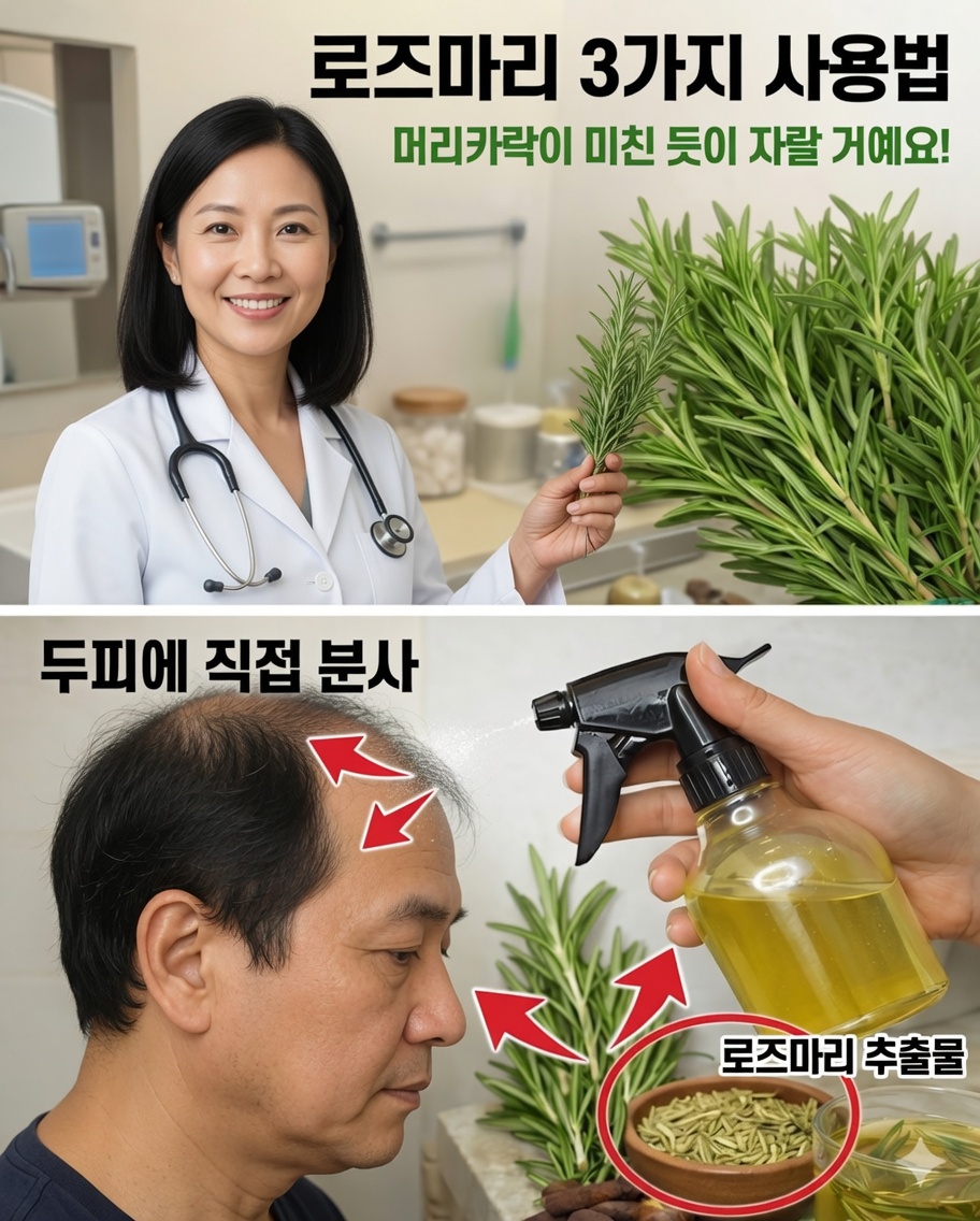 로즈마리를 사용하는 3가지 방법: 이것을 매일 사용하면 올해 머리카락이 훨씬 더 빨리 자랄 수 있습니다