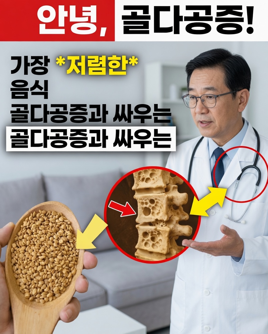 많은 노인들이 무시하는 가장 저렴한 슈퍼푸드, 60세 이후 뼈 건강을 바꿀 수 있다