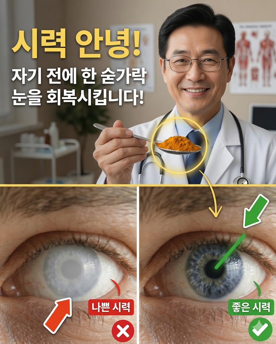 60세 이상? 잠들기 전에 이것을 먹고 40세 때처럼 눈이 잘 보이는 상태로 깨어나세요