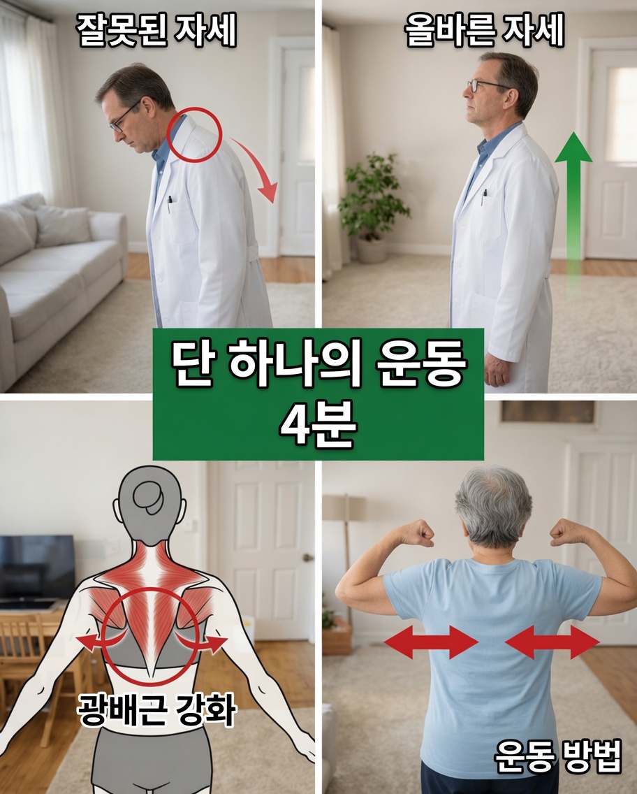60세 이후 단 4분 만에 앞으로 나온 머리 자세를 교정하는 방법 – 일본에서 가장 고령의 의사가 추천하는 부드러운 루틴