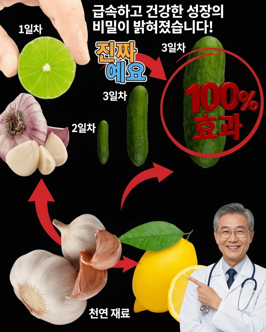마늘, 레몬 & 오이 파워 드링크: 에너지와 활력을 되찾는 자연의 비밀