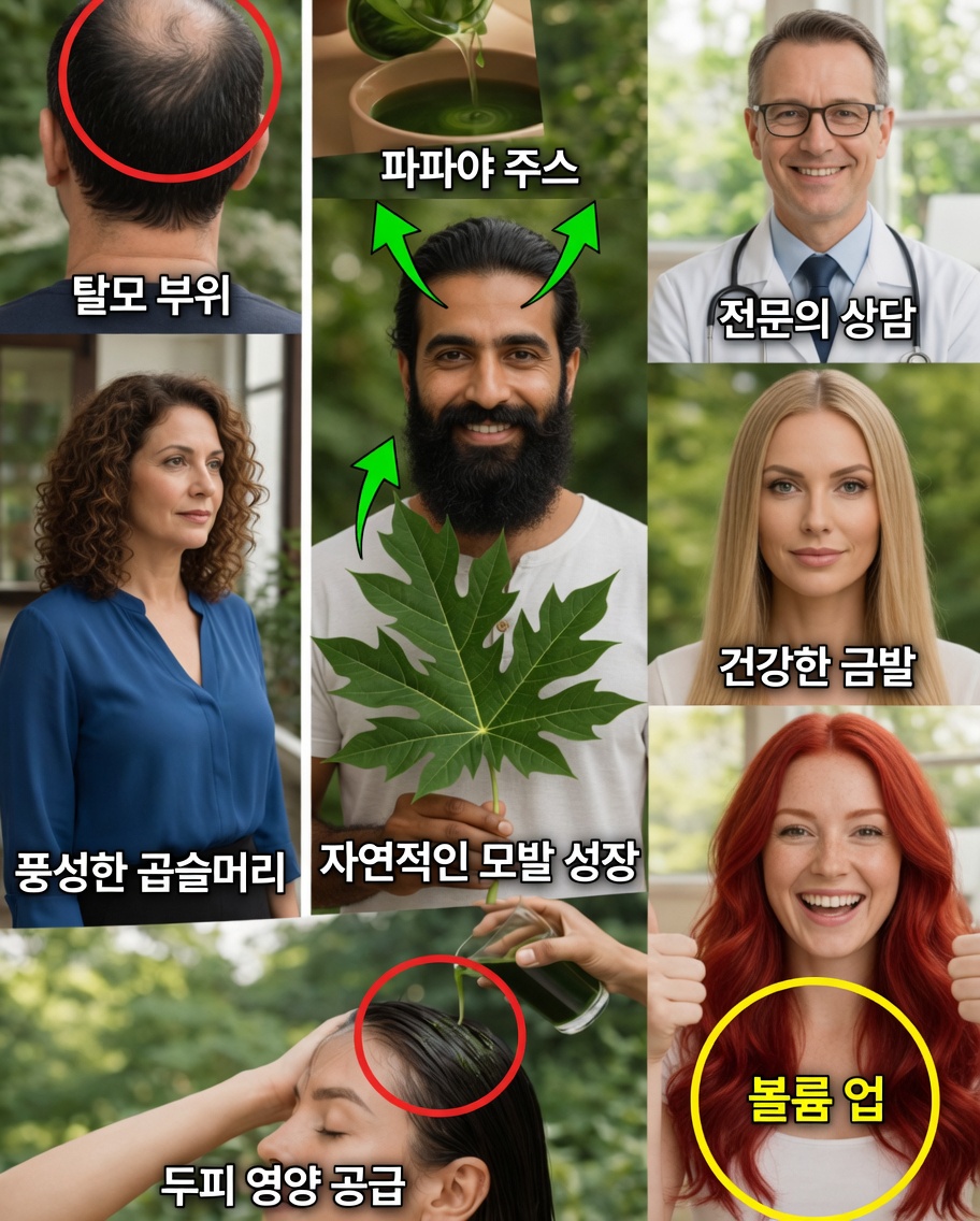 파파야 잎 알아보기: 모발과 두피를 강화하는 자연스러운 접근법
