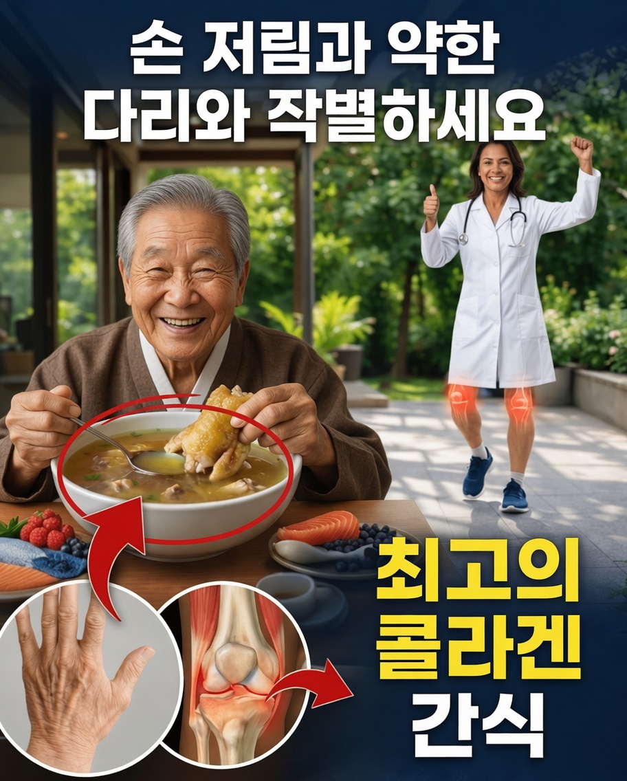60세 이후 관절의 편안함과 이동성을 자연스럽게 지원하는 방법 알아보기: 식단에 포함해야 할 콜라겐이 풍부한 음식