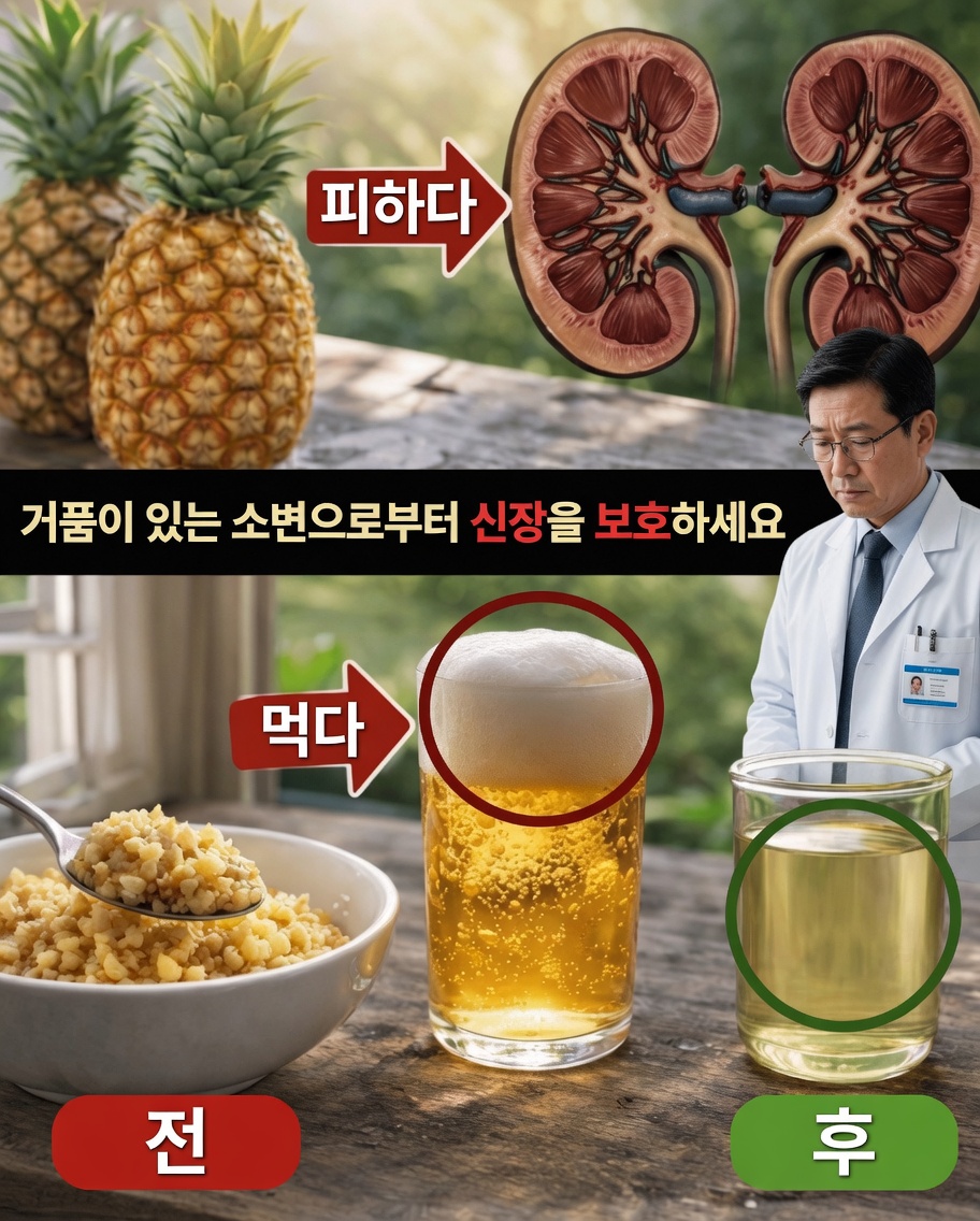 신장 건강을 지원하고 소변 내 단백질을 자연스럽게 줄이는 데 도움이 될 수 있는 슈퍼푸드 10가지