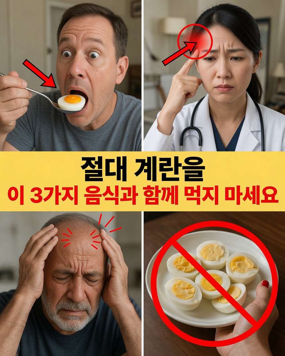 노인 경보: 달걀과 함께 흔히 먹는 조합 3가지, 반드시 피해야 합니다