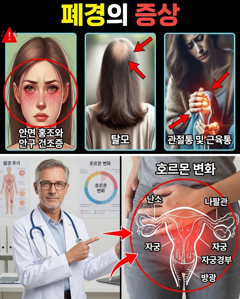 모든 여성이 알아야 할 간과되기 쉬운 폐경 증상 14가지