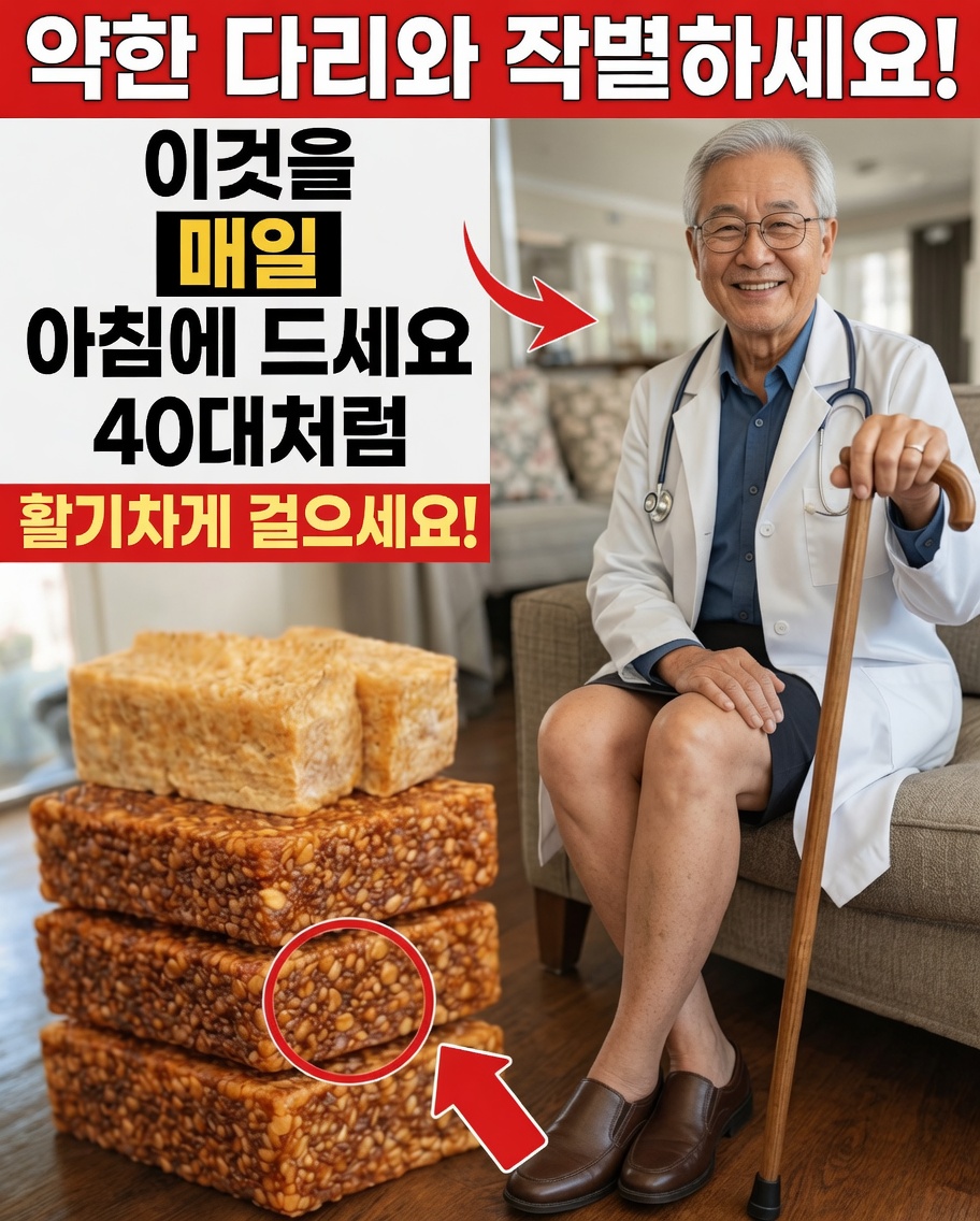 80세가 넘어서도 더 튼튼한 다리를 원하시나요? 매일 이것을 드세요