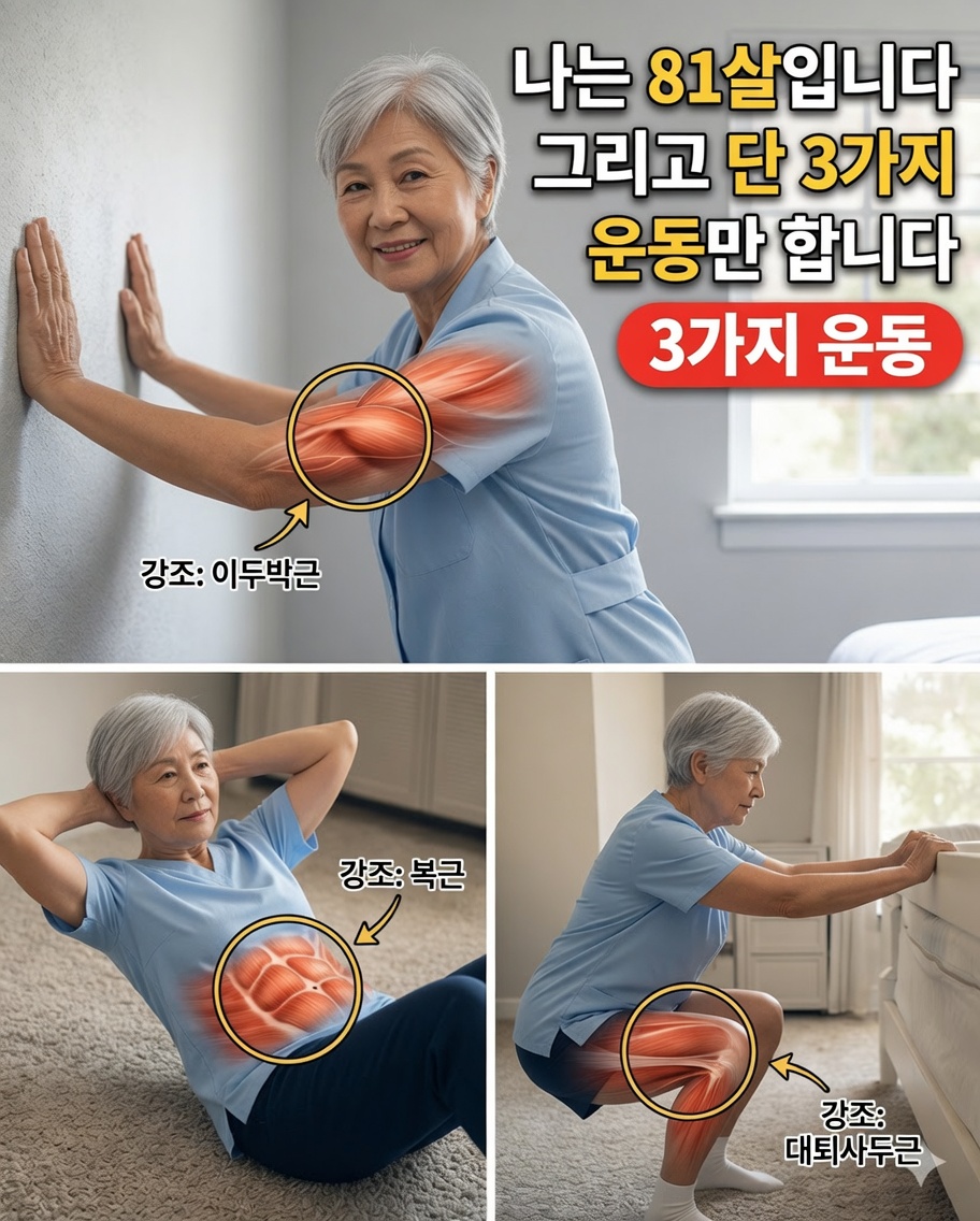 의사들이 공개: 60세 이후에는 이 3가지 운동이 걷기보다 더 좋다