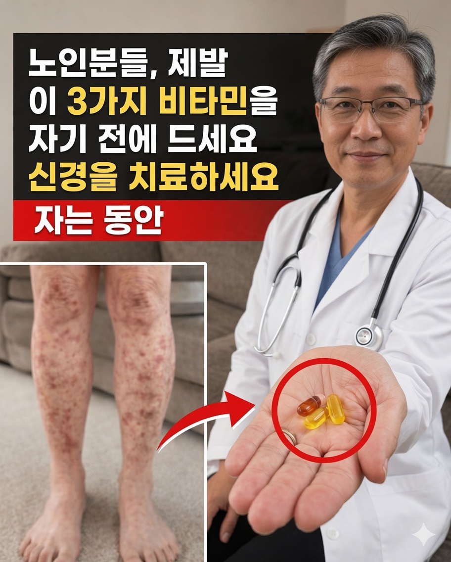 60세 이후 다리 근력을 바꿔줄 수 있는 야간 비타민 3가지: 이동성을 유지하는 데 도움이 되는 잊혀진 비밀