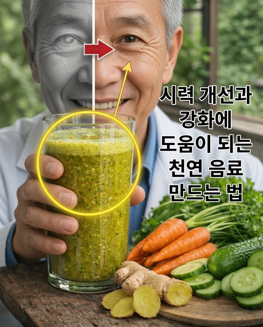 건강한 눈을 위한 영양이 풍부한 그린 스무디를 만나보세요