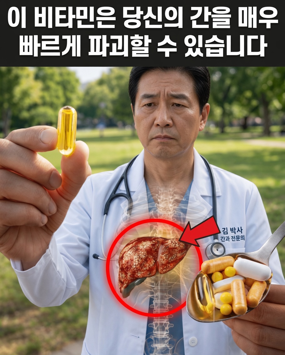 과다 섭취 시 간과 신장에 부담을 줄 수 있는 흔한 비타민 및 보충제 9가지