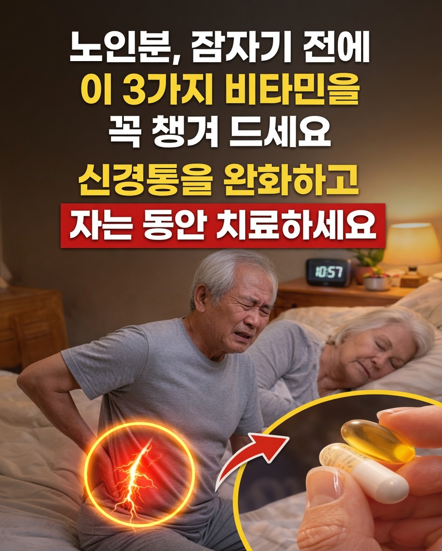60세 이상? 이 3가지 비타민이 다리를 빠르게 강화할 수 있습니다