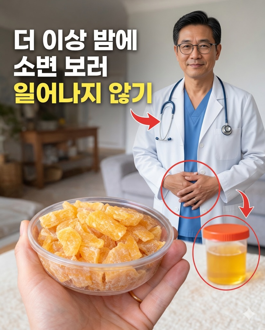 노인: 자연스럽게 야간 배뇨를 줄이려면 잠자기 전에 이 말린 과일 3가지를 드세요