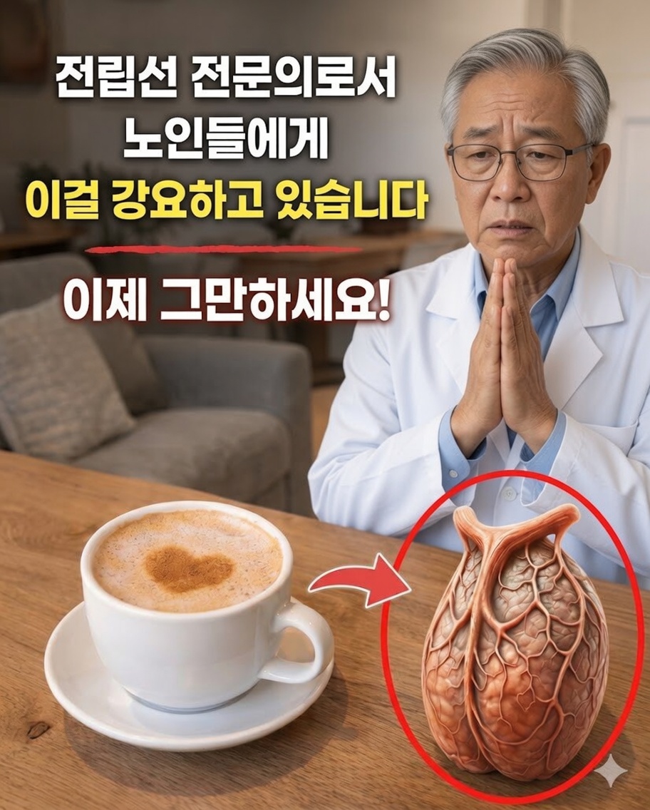 많은 노년층에게 사랑받는 매일의 커피 습관이 전립선 건강 변화와 연관될 수 있는 이유