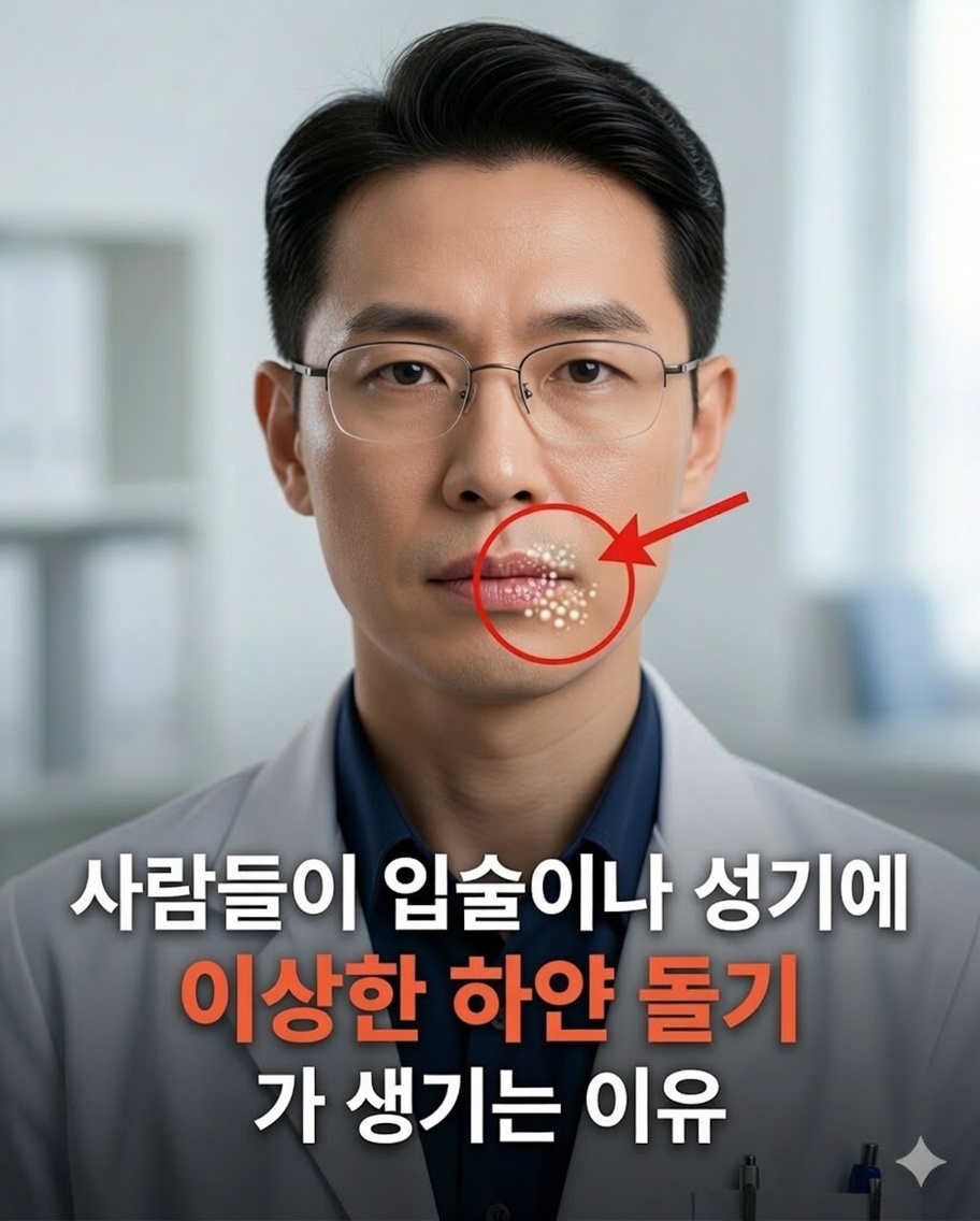 왜 입술이나 사타구니에 작은 흰 점이 갑자기 생길까: 간단한 안내서