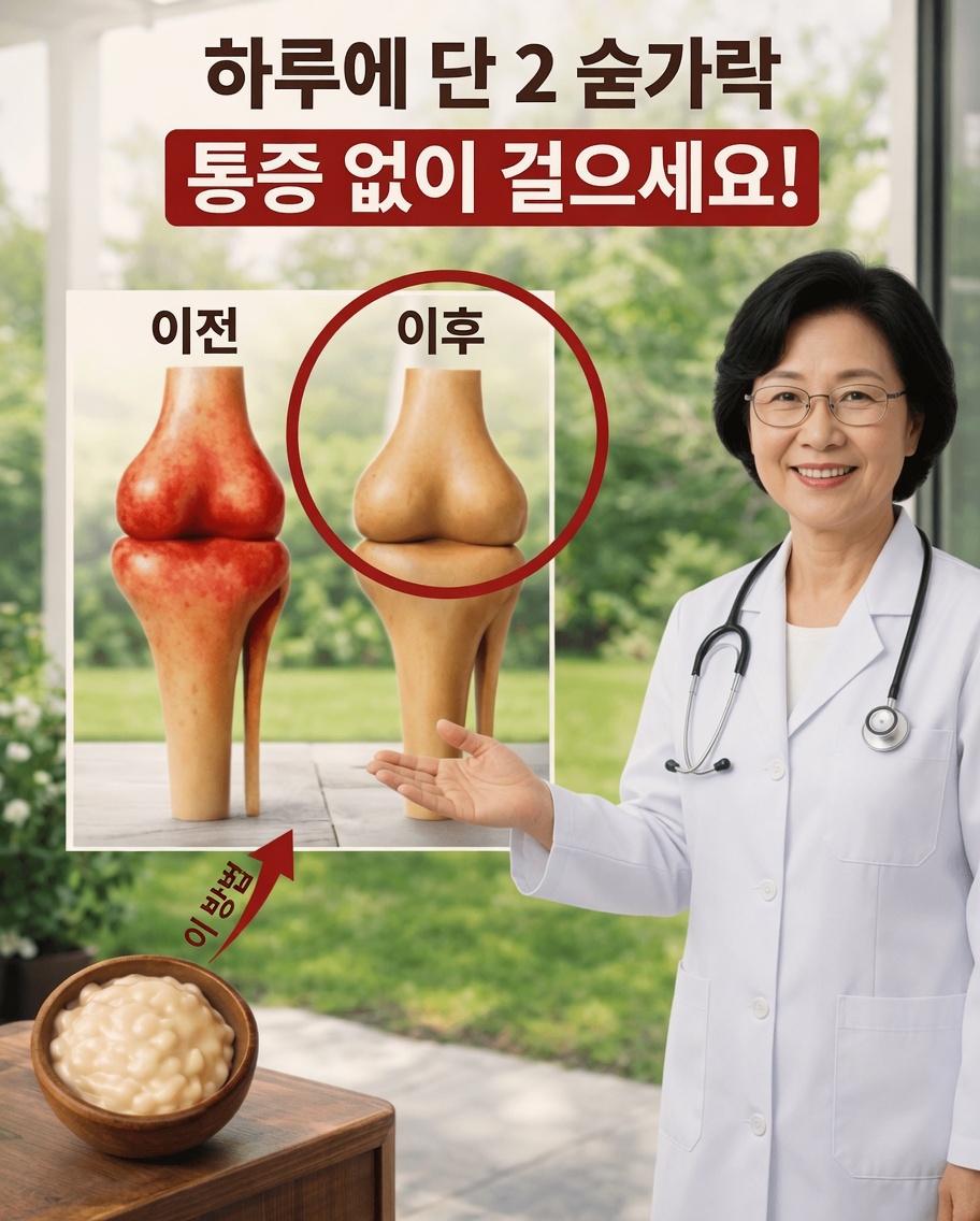 젤라틴을 활용한 간단한 매일의 습관이 나이가 들수록 무릎 건강을 유지하는 데 도움이 되는 방법