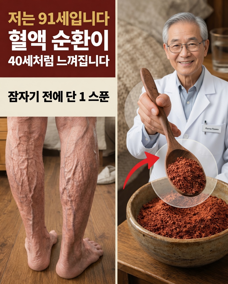 60세 이상? 이 간단한 밤 습관이 혈액순환 개선에 도움이 될 수 있습니다