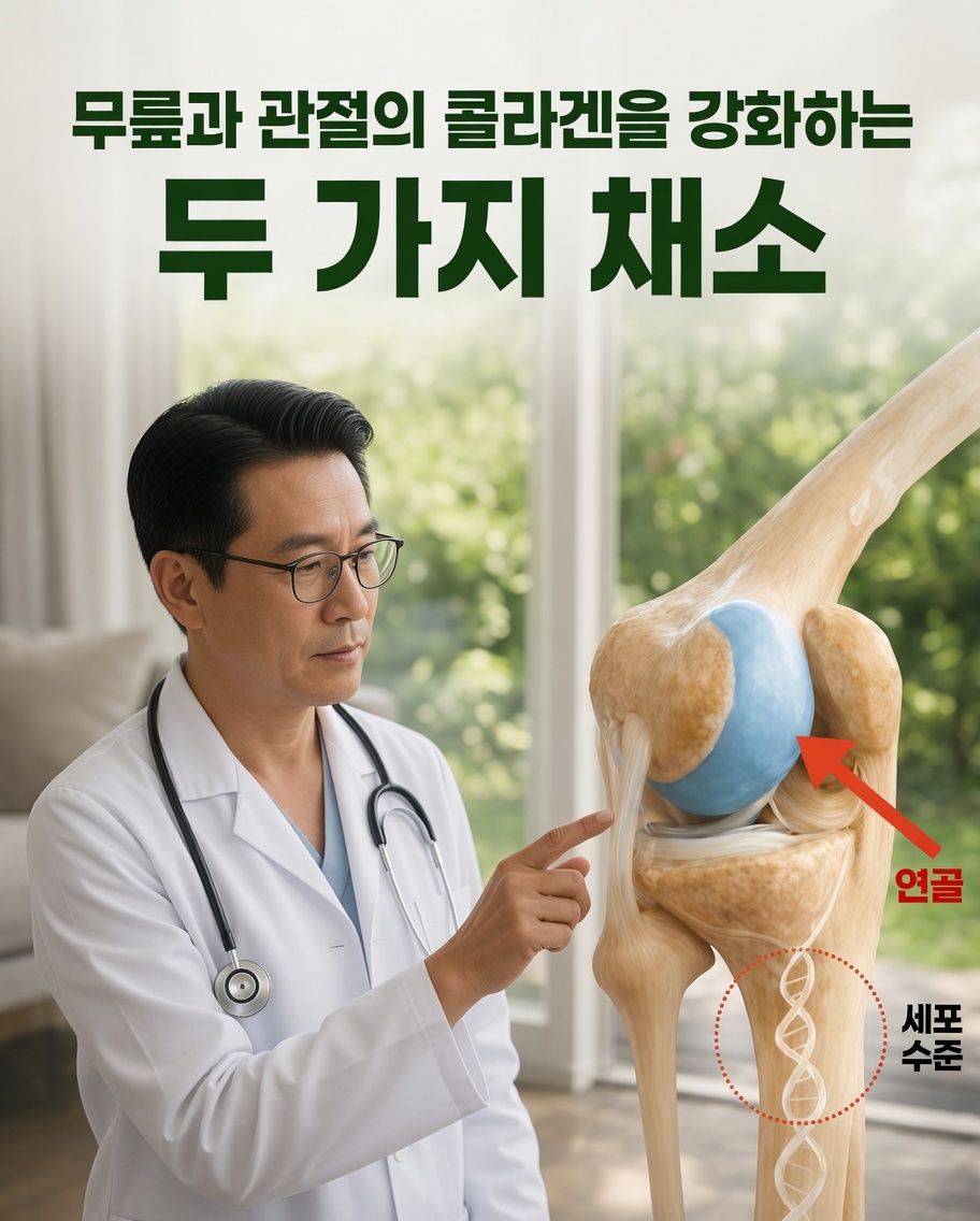 두 가지 흔한 채소가 콜라겐 생성에 도움을 주고 관절 편안함을 증진하는 방법을 알아보세요