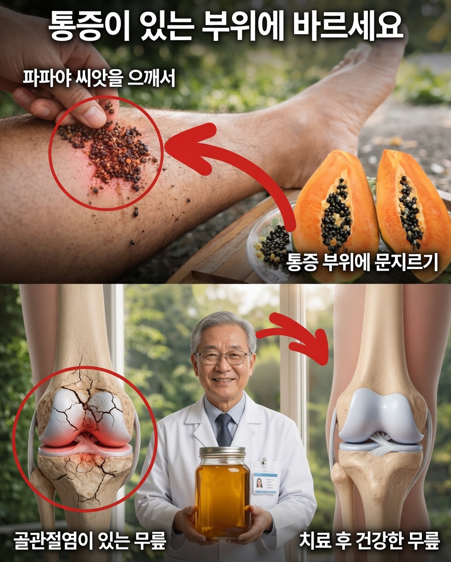 간단한 주방 씨앗 하나가 무릎, 등, 척추의 편안함에 도움이 될까? 파파야 씨앗에 숨겨진 힘을 발견하세요