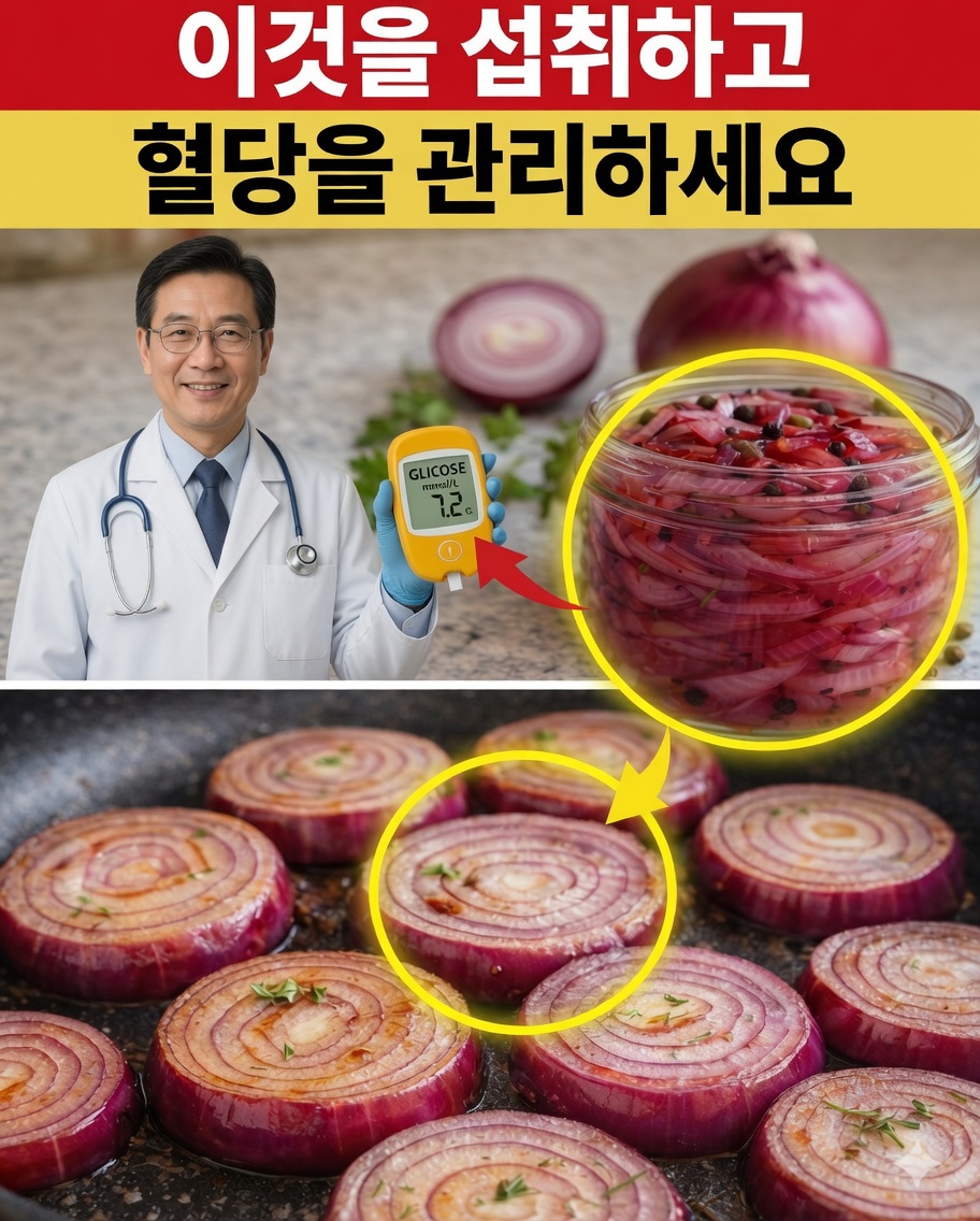 혈당 조절을 돕고 심장을 보호할 수 있는 양파 레시피