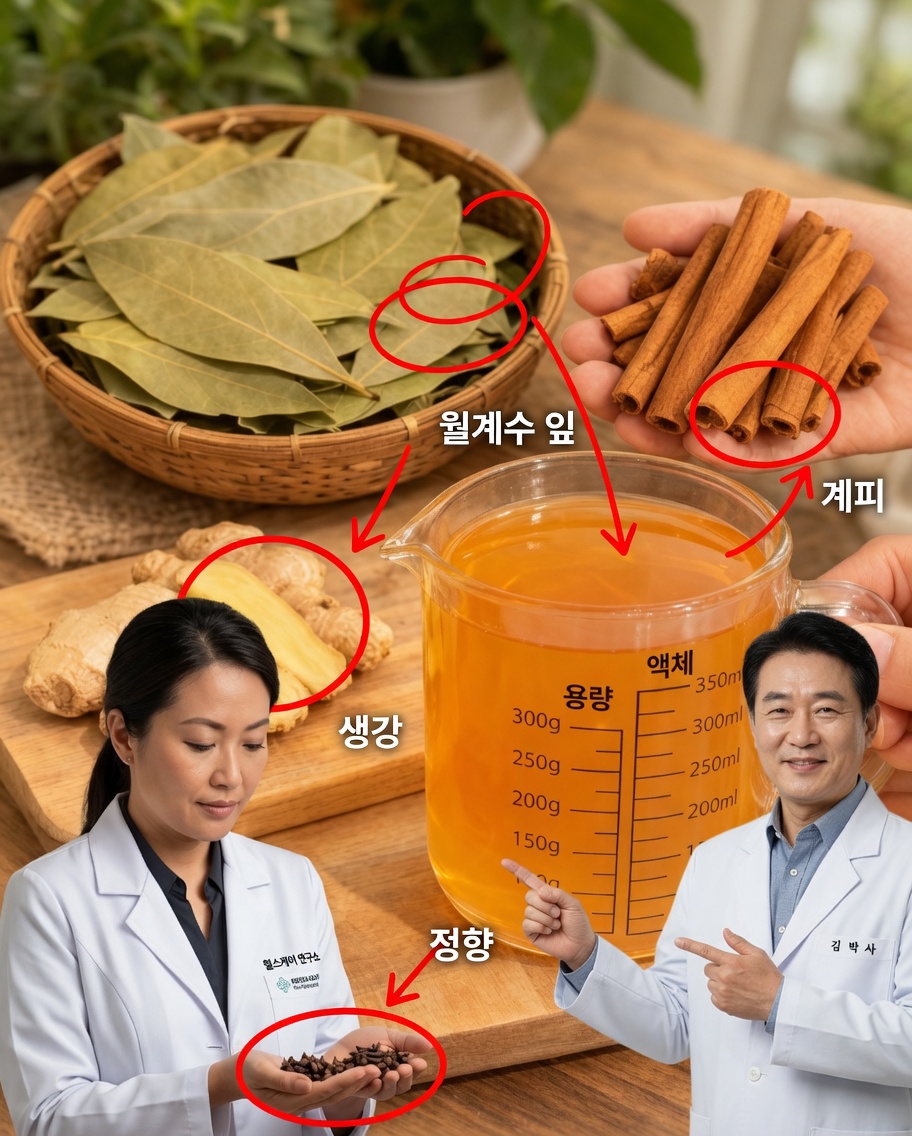 생강, 월계수잎, 계피, 정향 차의 진정 효과를 발견하세요