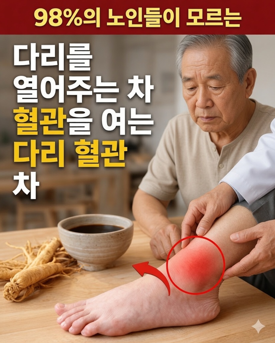60세 이상? 이 간단한 차 3가지가 다리를 강화하고 걸음에 가벼움을 되찾아줄 수 있습니다