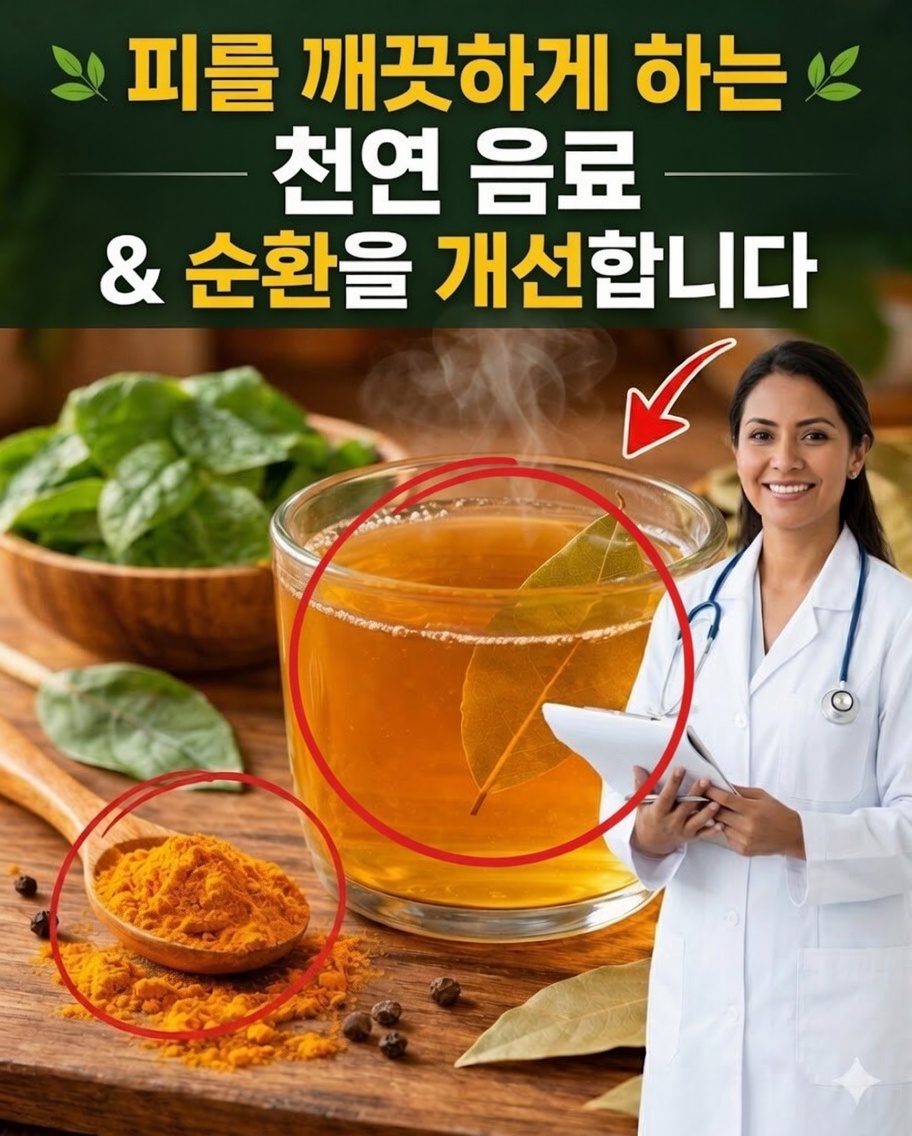 혈액을 자연스럽게 정화하는 박하차, 강황, 월계수잎의 부드러운 효능을 알아보세요